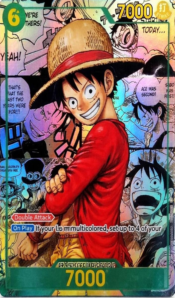 2025 One Piece Carrying On His Will ALTERNATE ART #118 Monkey D. Luffy front