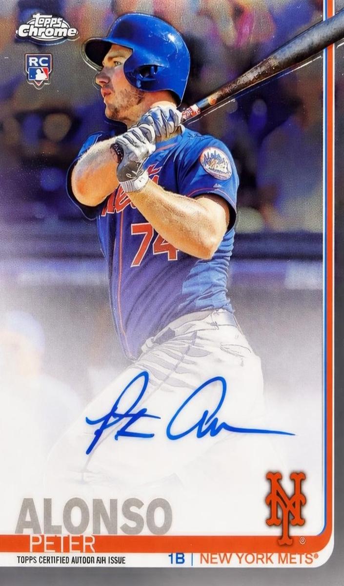 2019 Topps Chrome Pete Alonso #RA-PA card