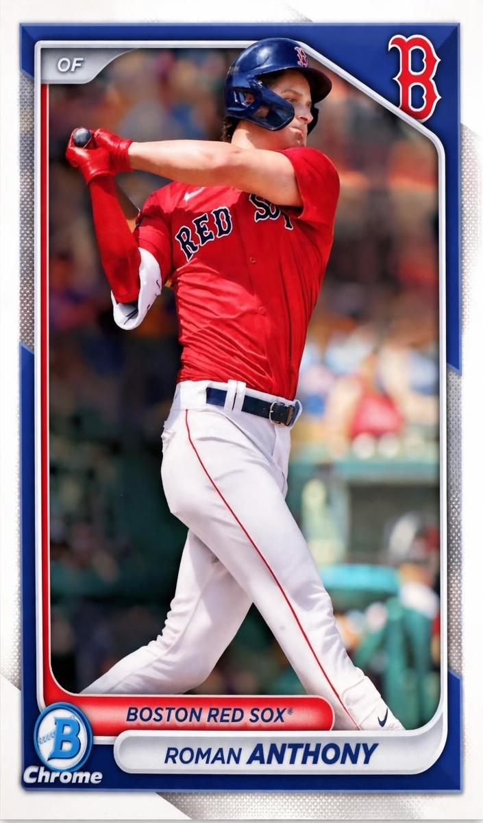Roman Anthony 2024 Bowman Draft Chrome card