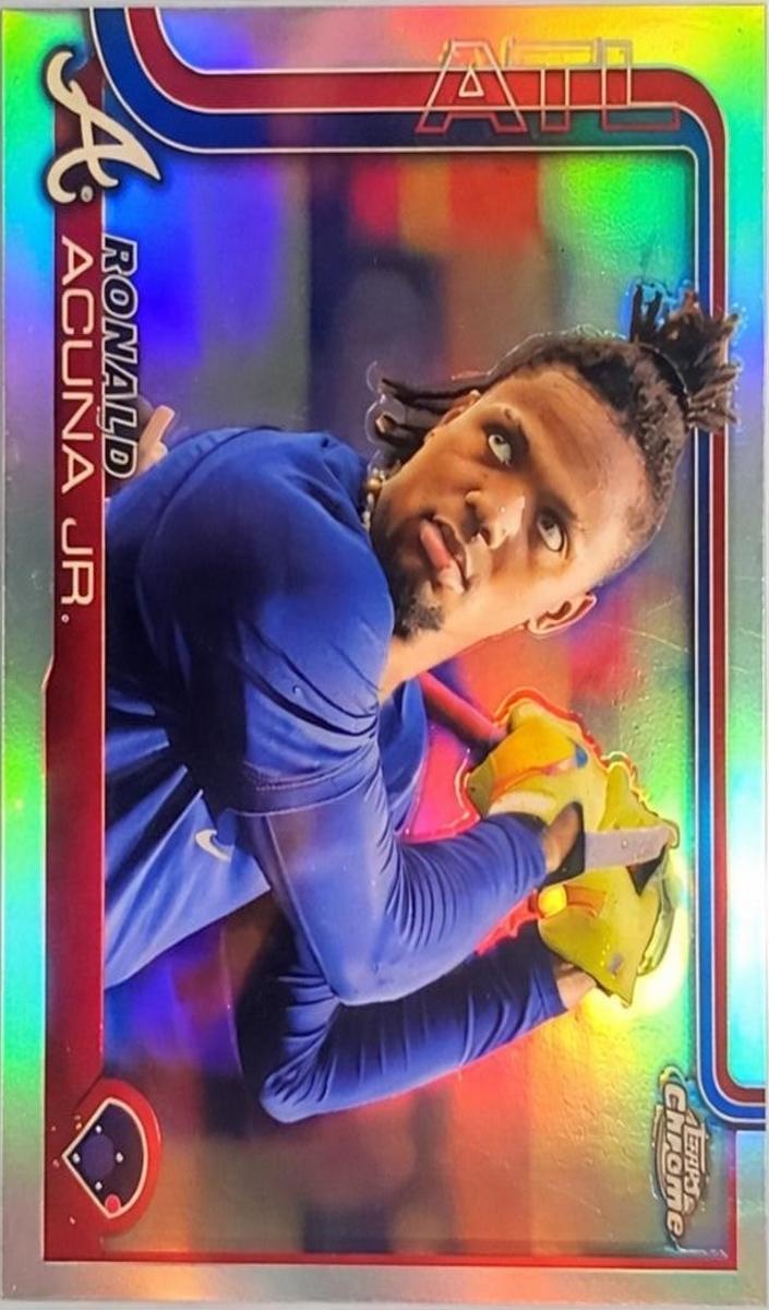 Ronald Acuna Jr. 2025 Topps Chrome Baseball card
