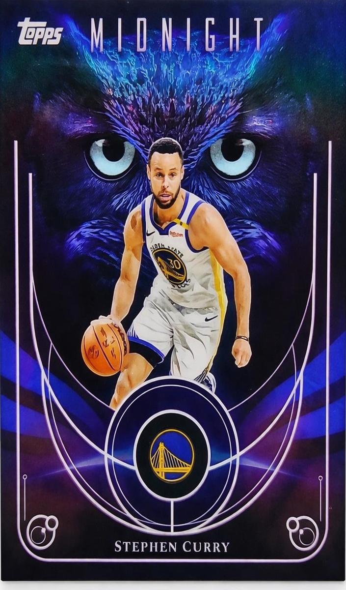 2025 Topps Midnight Night Owls Stephen Curry #NO-7 card