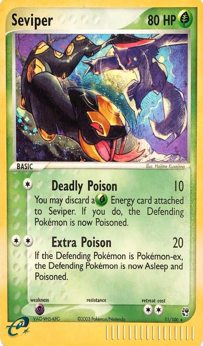 Seviper Holo 2003 Pokemon EX Sandstorm