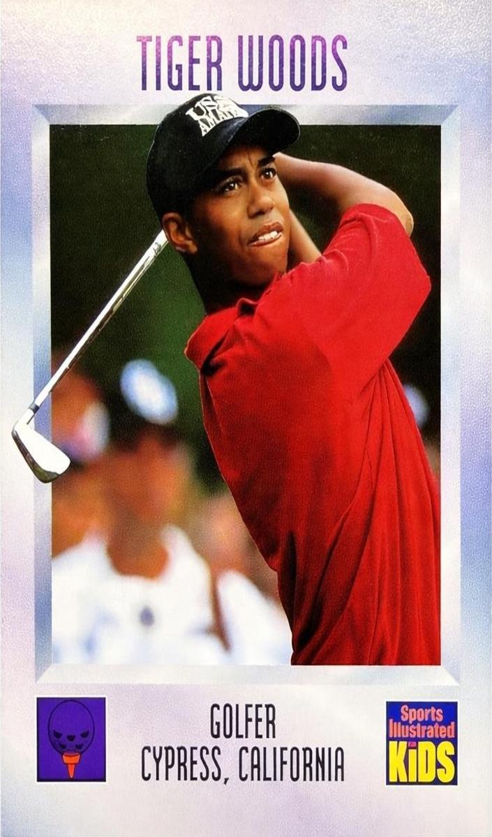 1996 S.I. S.I. For Kids Series 3 #536 Tiger Woods front