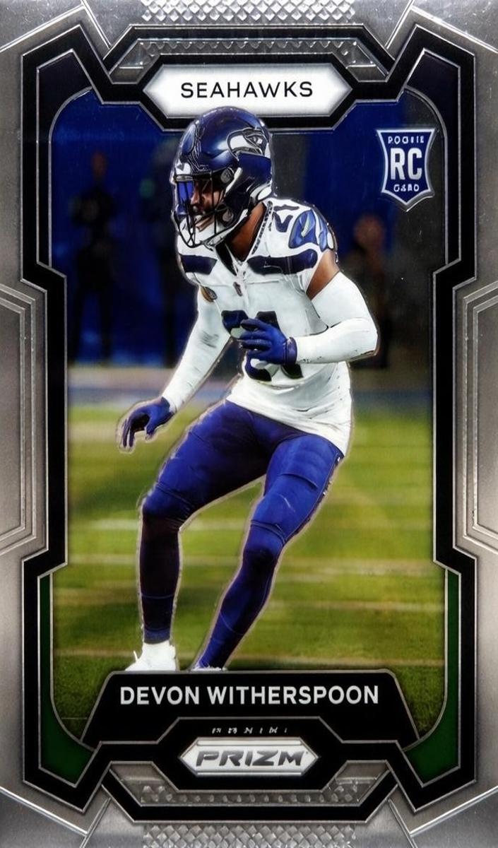 2023 Panini Prizm Devon Witherspoon [Orange Lazer] #389 card