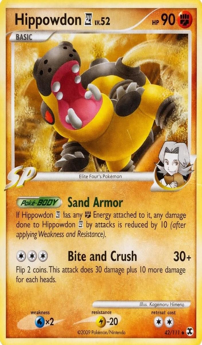 Hippowdon 2009 Pokemon Platinum Rising Rivals