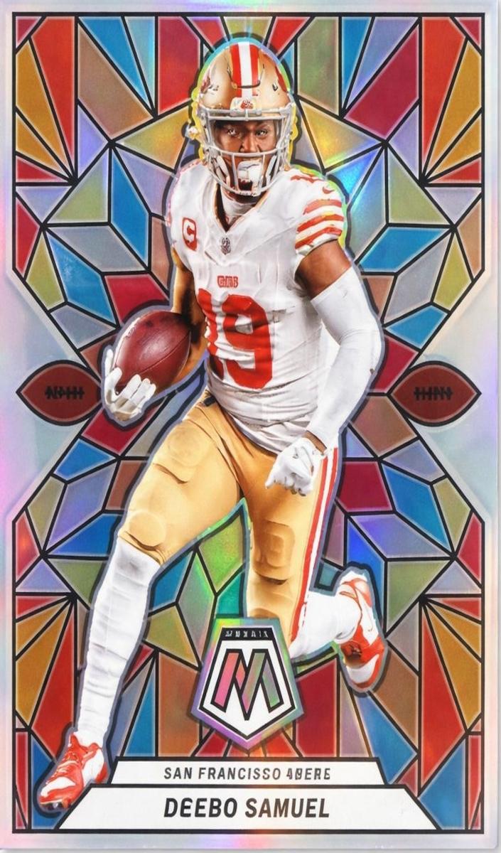 Deebo Samuel 2024 Panini Mosaic Stained Glass Football