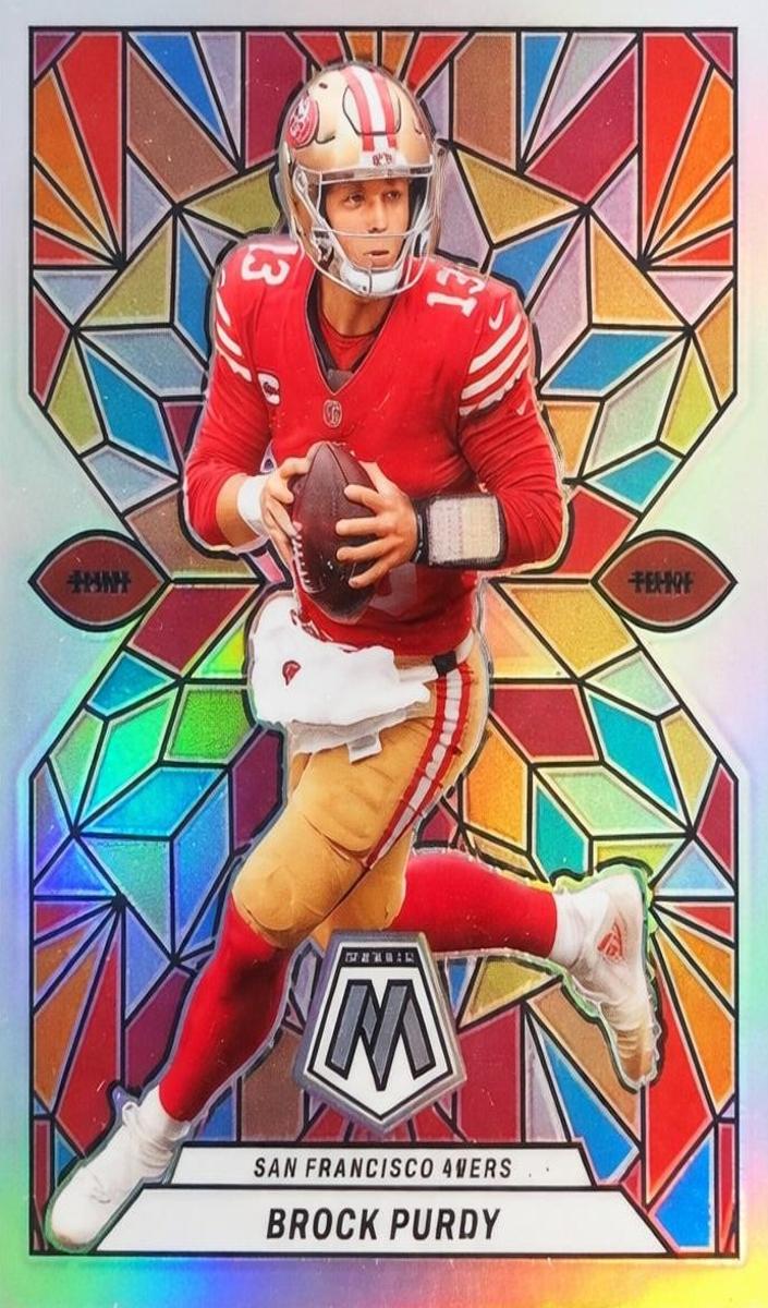 2024 Panini Mosaic Stained Glass Brock Purdy #SG-7 card