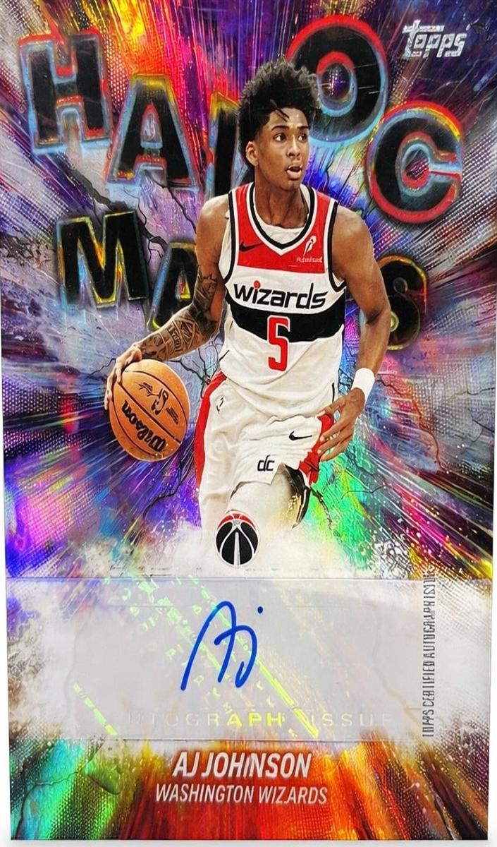 AJ Johnson 2025 Topps Basketball card