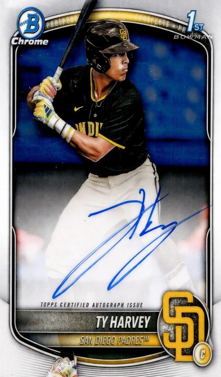 2025 Ty Harvey [Orange Wave Refractor] #CPA-TH