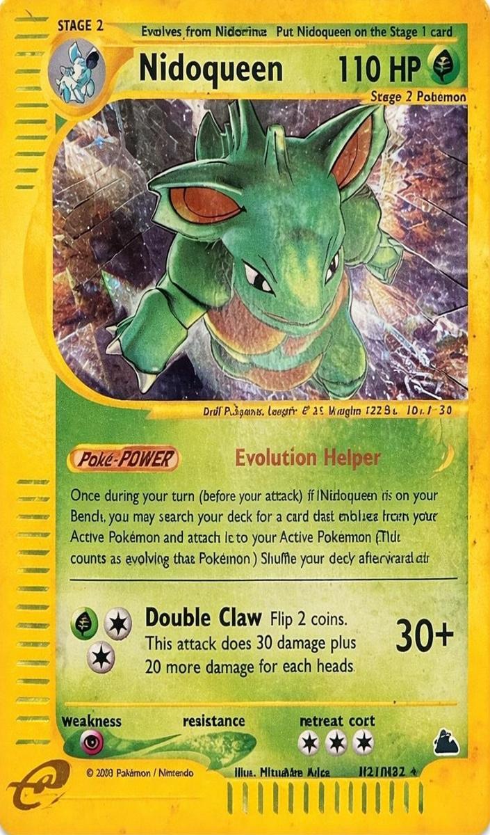 2003 Pokemon Skyridge Holo Nidoqueen front