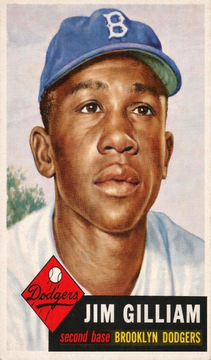 1953 Topps #258 Jim Gilliam front