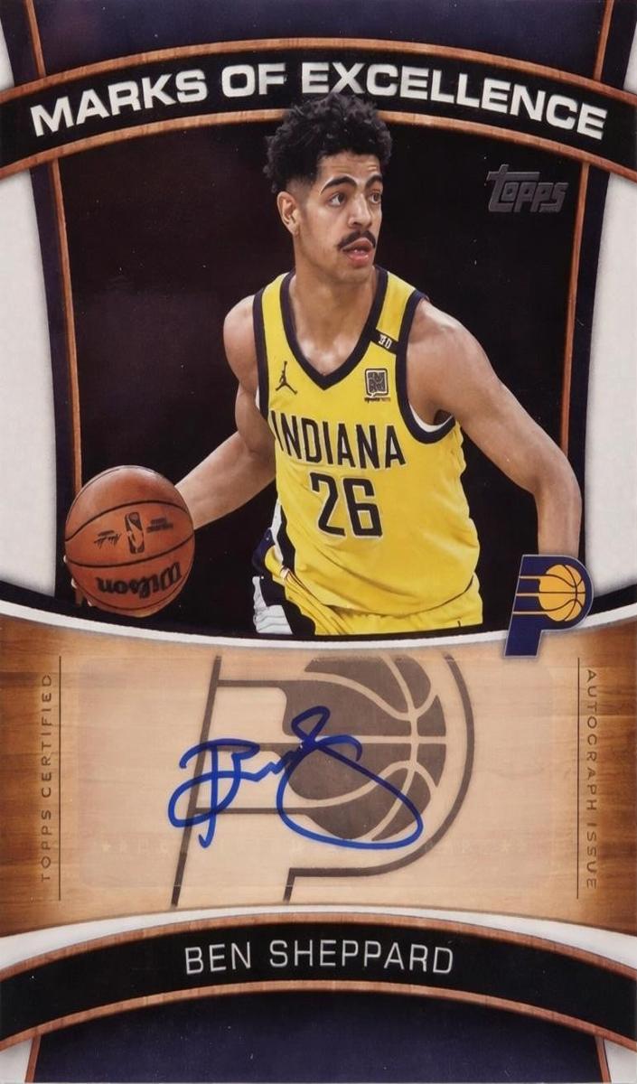 Ben Sheppard 2025 Topps Basketball card