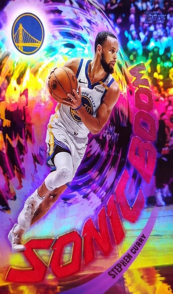 2025 Topps Sonic Boom Stephen Curry #SB-12 card