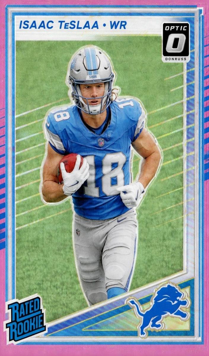 2025 Panini Donruss Isaac TeSlaa [Red Wave Optic Preview] #338 card