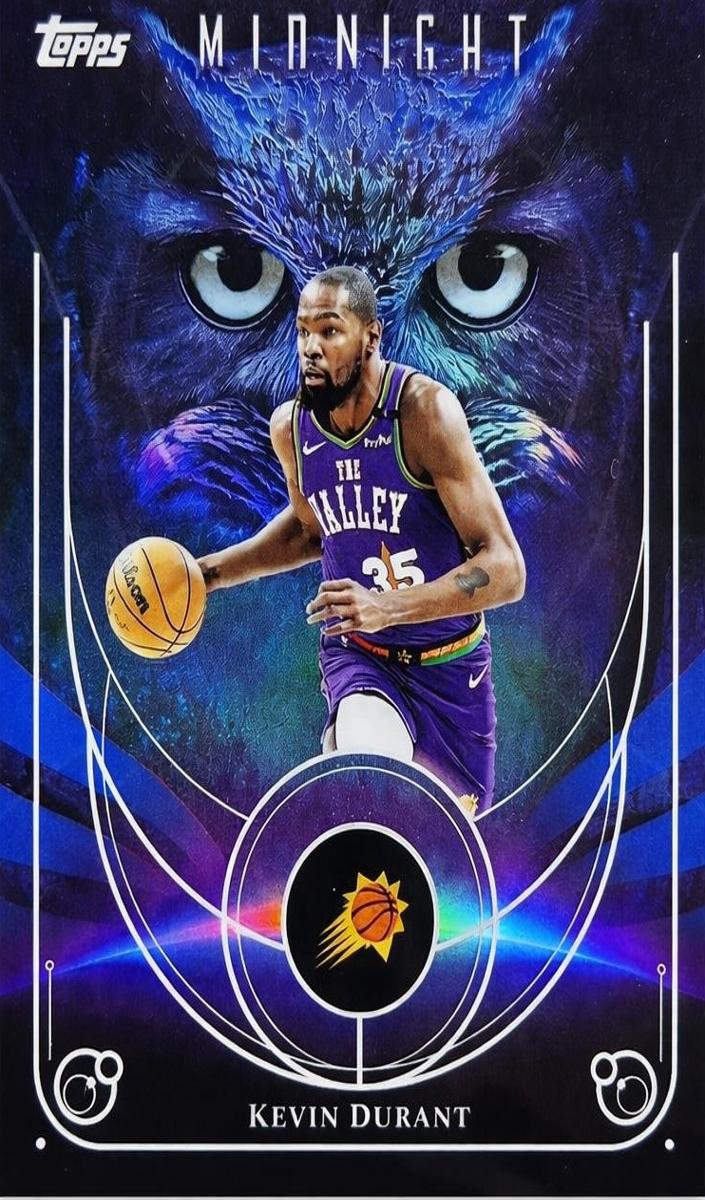 2025 Topps Midnight Night Owls Kevin Durant #NO-6 card