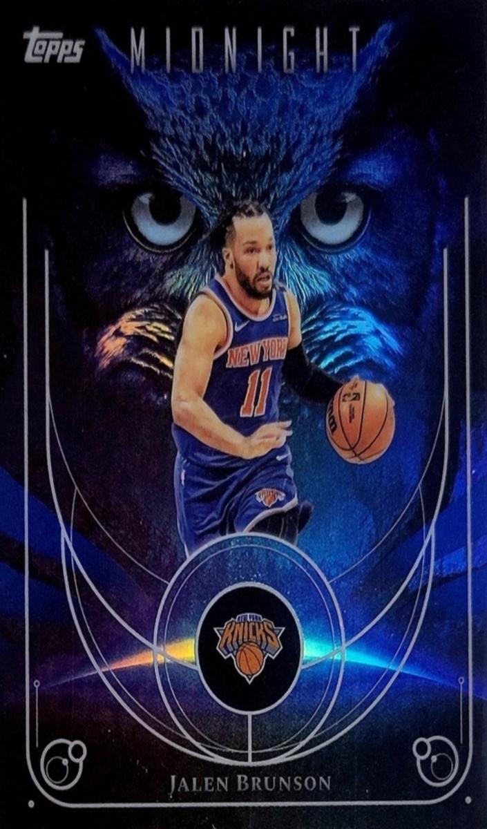 2025 Topps Midnight Night Owls Jalen Brunson #NO-10 card