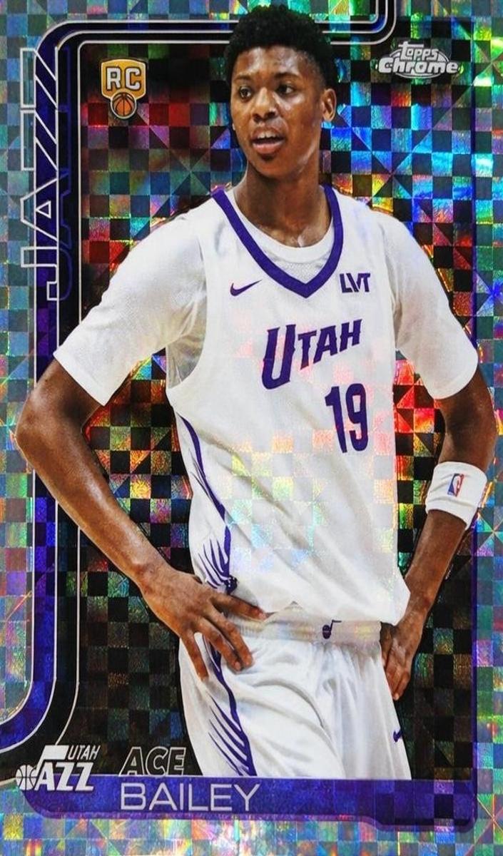 Ace Bailey - 2025 Topps Chrome Basketball