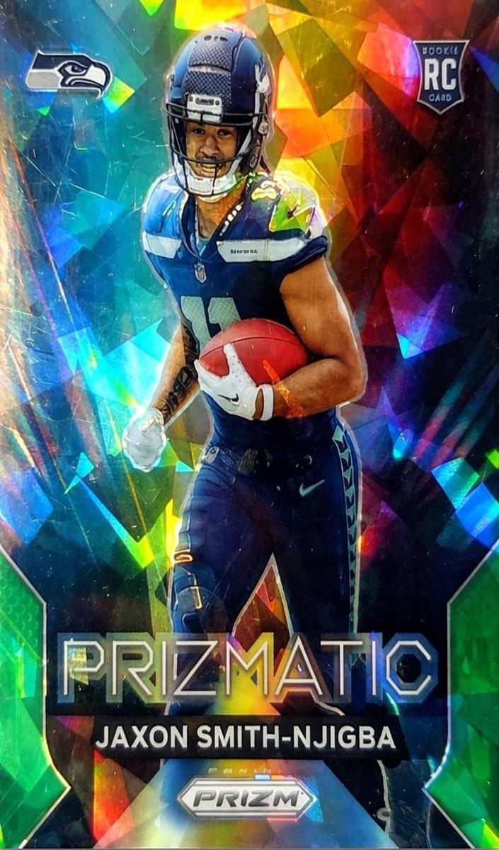2023 Panini Prizm Jaxon Smith-Njigba [Green Ice] #1 card