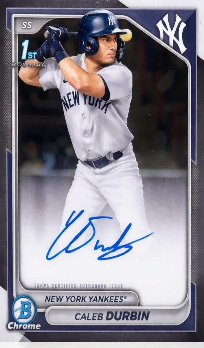 Caleb Durbin 2024 Bowman Chrome Baseball card