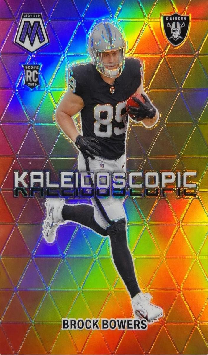 2024 Panini Mosaic Kaleidoscopic Brock Bowers #23 card