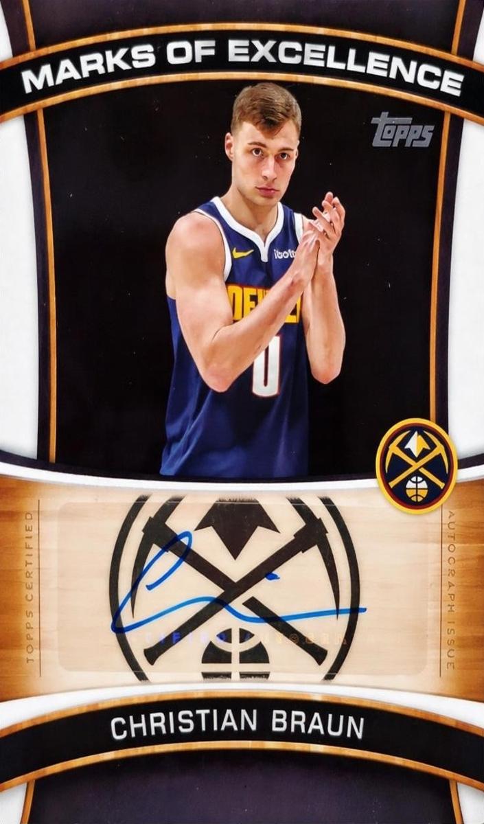 2025 Topps Christian Braun #ME-CB card