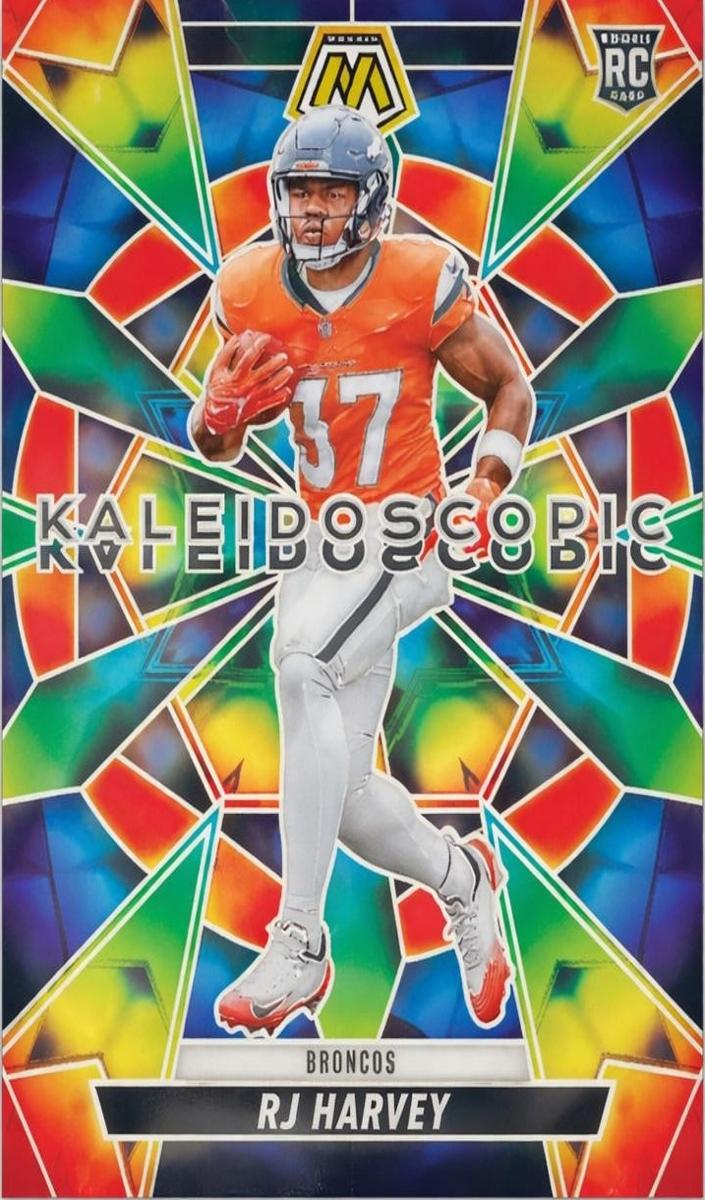 2025 Panini Mosaic Kaleidoscopic RJ Harvey #22 card