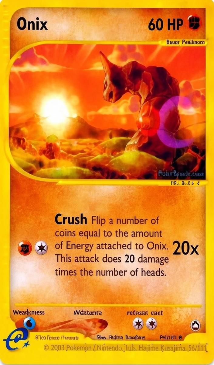 Onix 2003 Pokemon Aquapolis