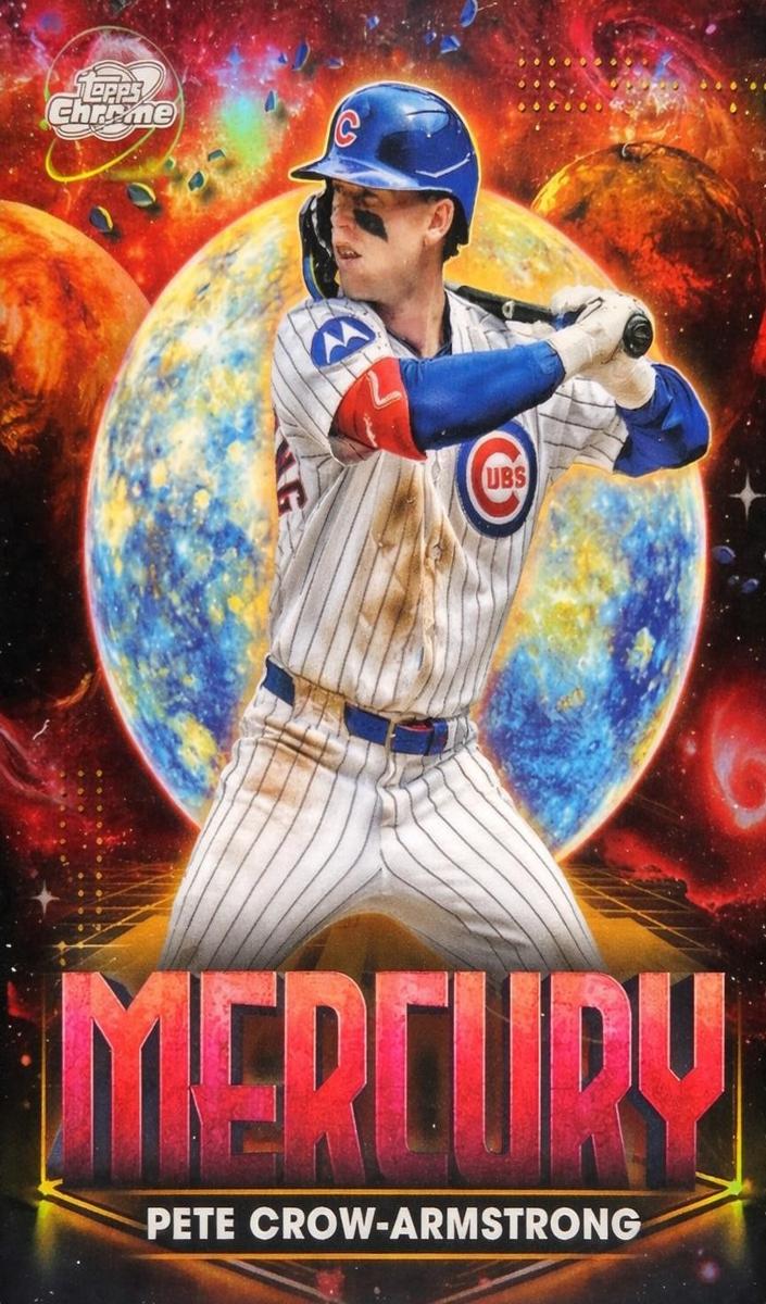 2025 Topps Cosmic Chrome Planetary Pursuit Pete Crow-Armstrong #PPM-9 card