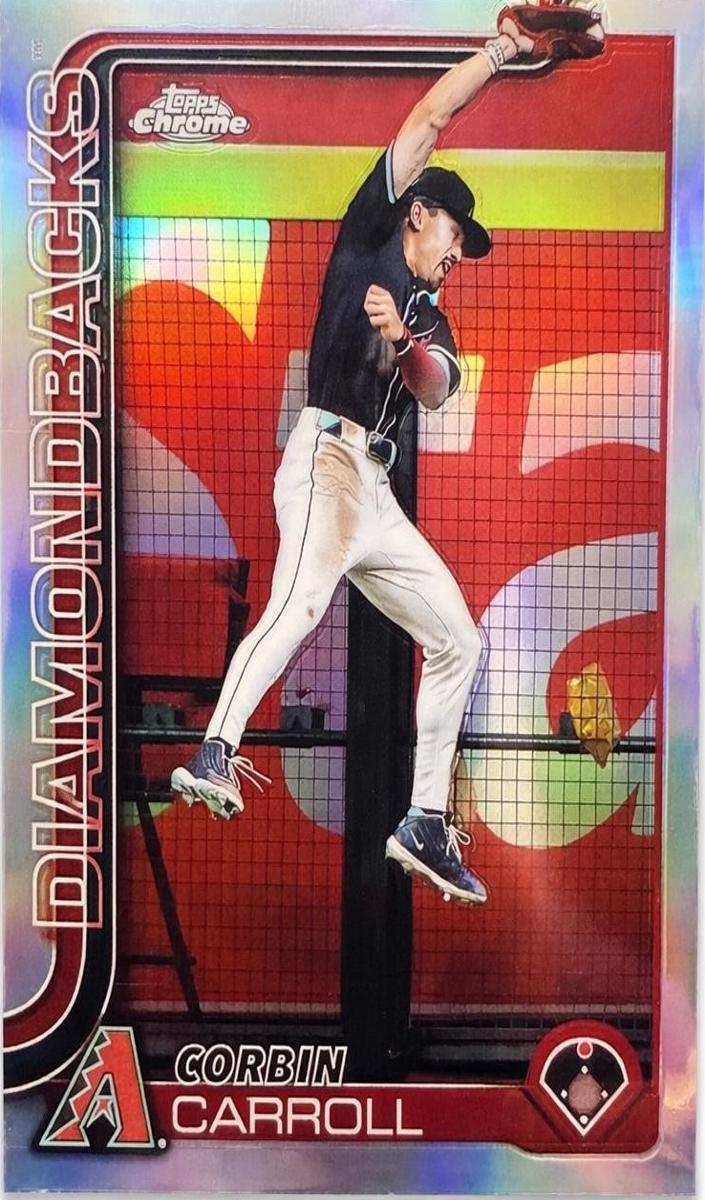 Corbin Carroll 2025 Topps Chrome Baseball card