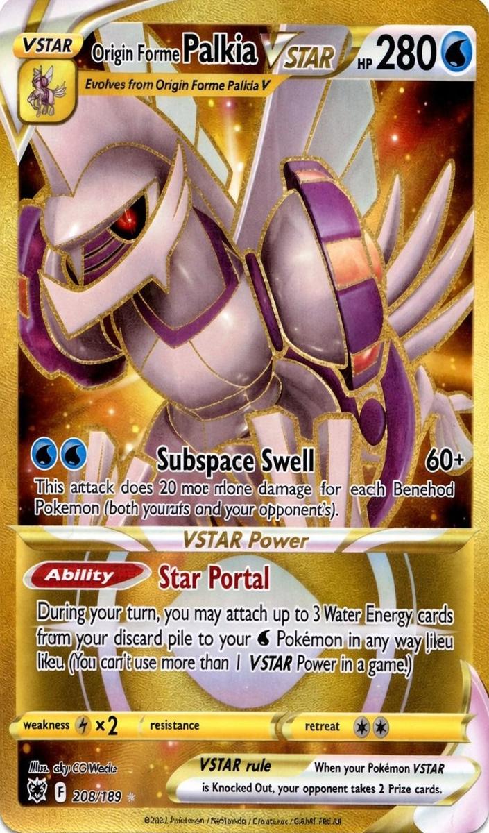 2022 Origin Forme Palkia [Full Art] #208