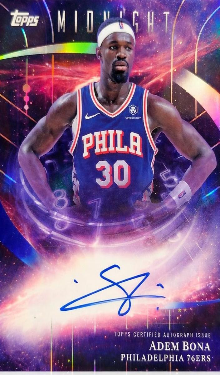 2025 Topps Midnight Adem Bona #SM-AB card