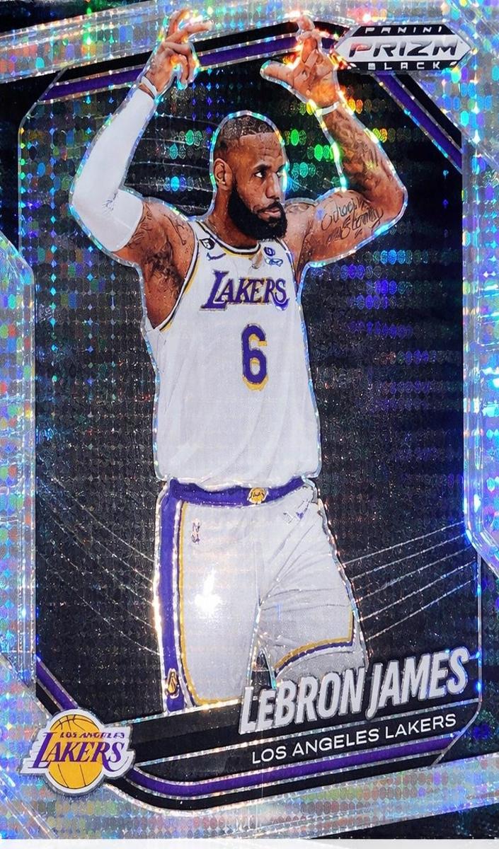 2024 Panini Prizm Black #52 LeBron James front