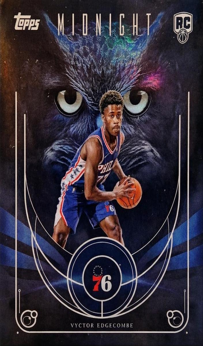 2025 Topps Midnight Night Owls VJ Edgecombe #NO-18 card