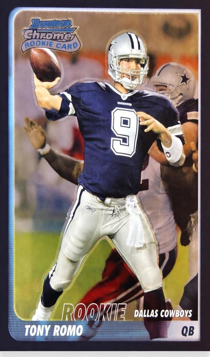 Tony Romo 2003 Bowman Chrome Football