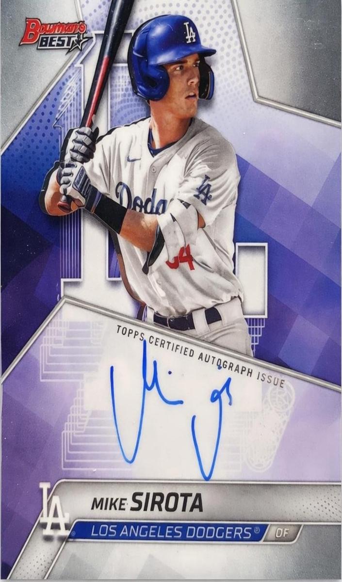 Mike Sirota 2025 Bowmans Best card