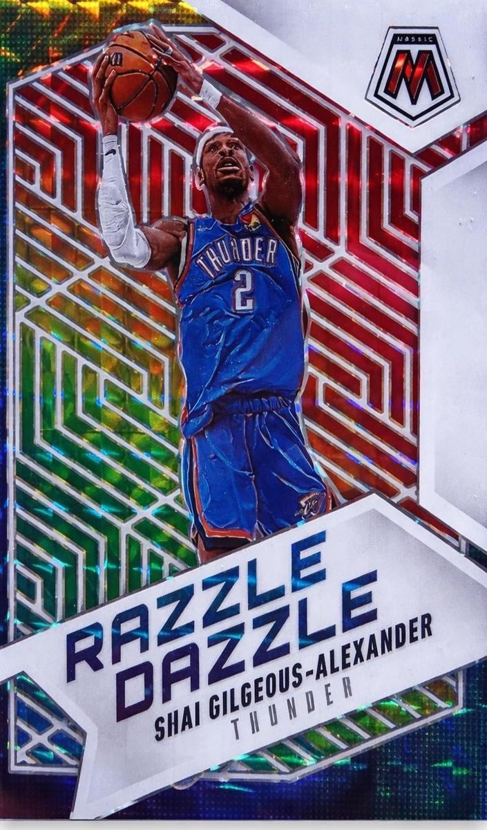 2024 Panini Prizm Black Prizmania Shai Gilgeous-Alexander #9 card