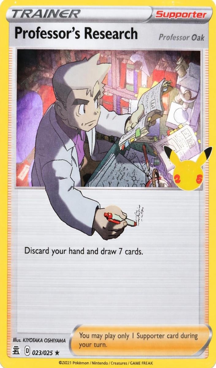 Professor's Research 2021 Pokemon Celebrations
