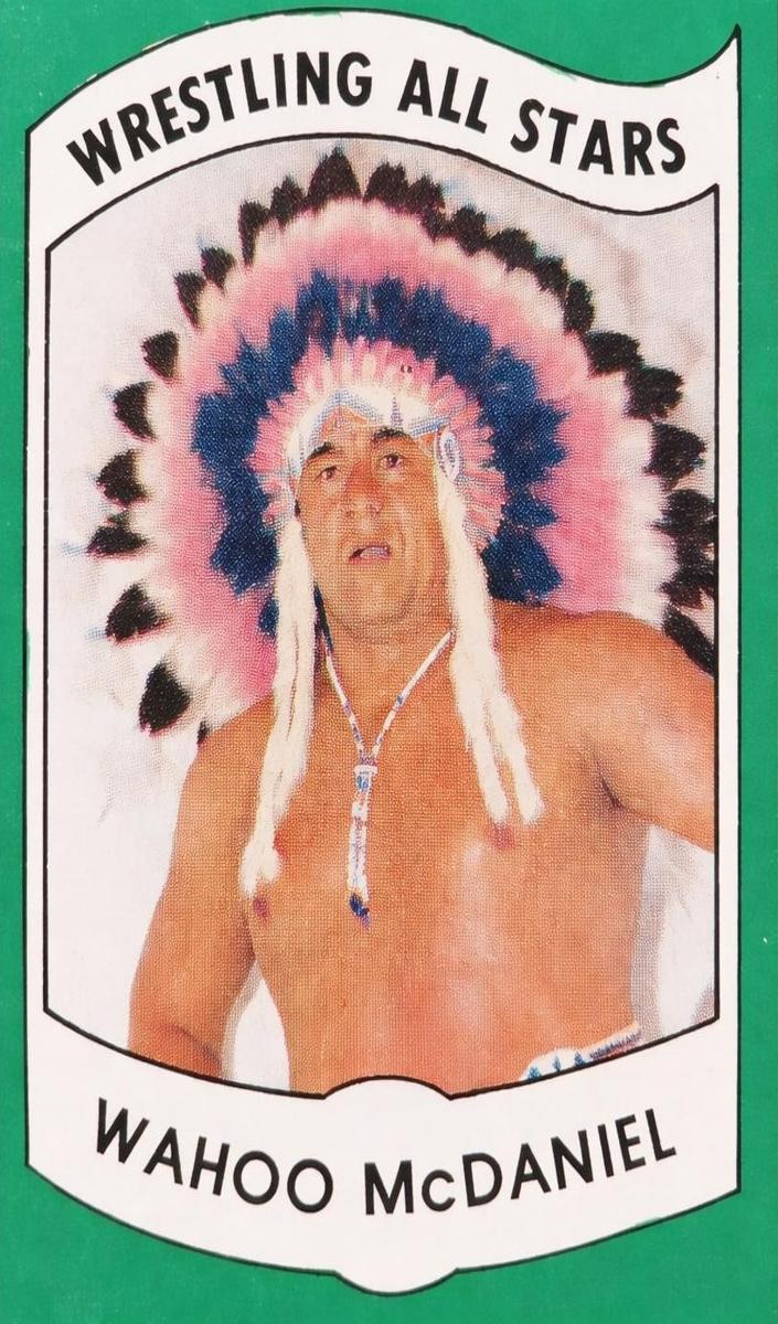 1982 Wrestling All Stars Series A Wahoo McDaniel #22 card