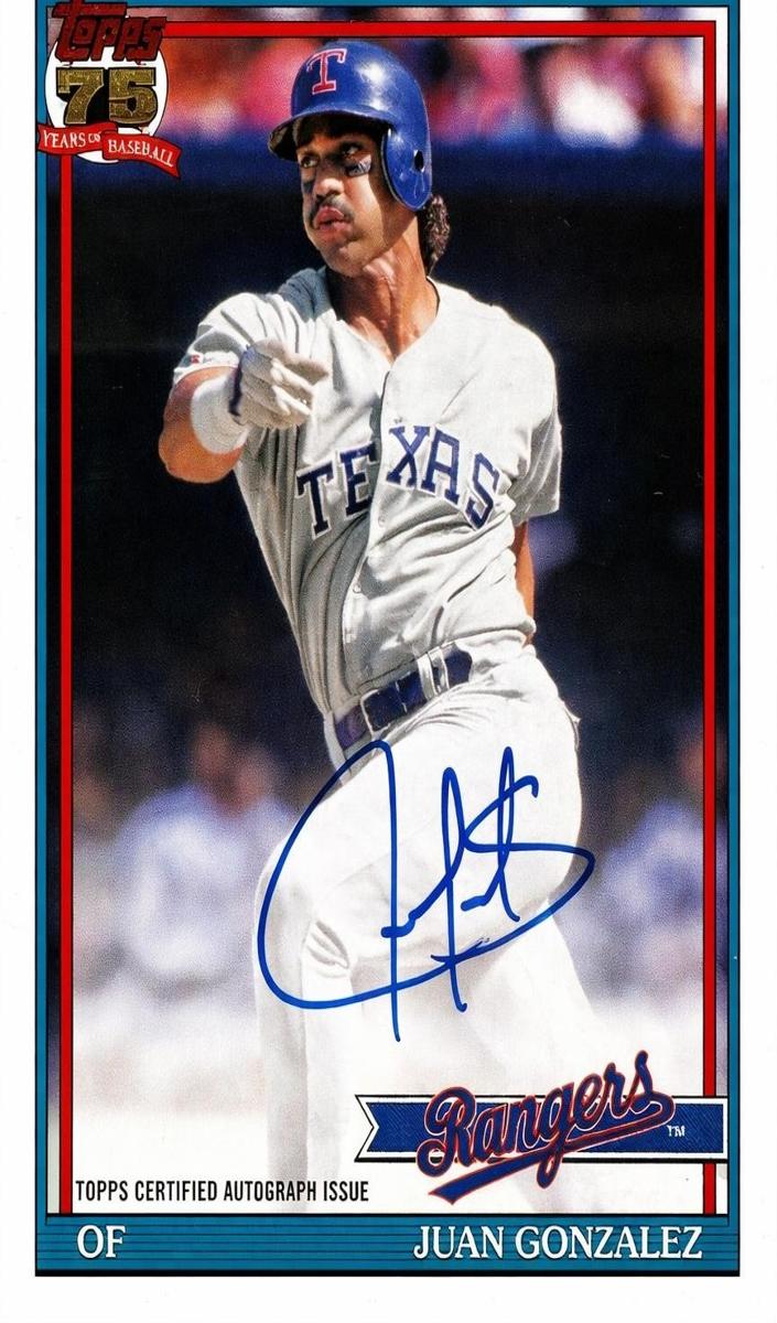 Juan Gonzalez 2026 Topps Baseball card