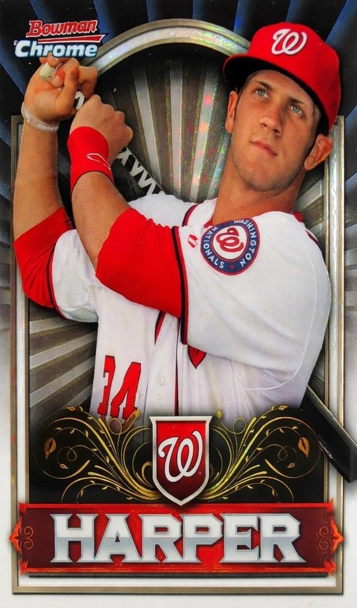 2011 Bowman Chrome Bryce Harper [Silver] #BCE1 card