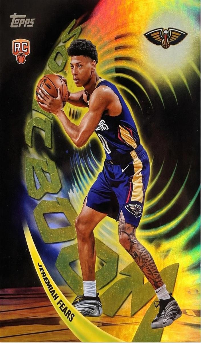 2025 Topps Sonic Boom Jeremiah Fears #SB-17 card