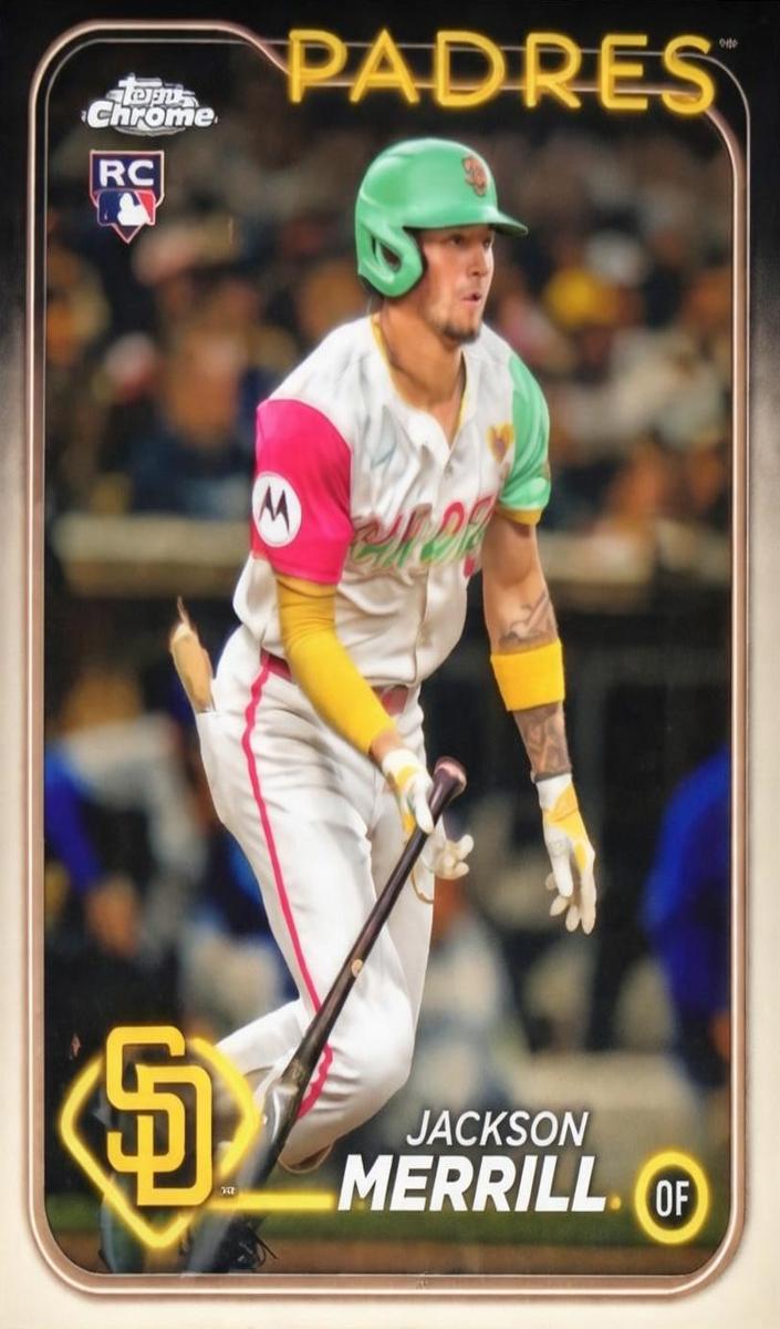 Jackson Merrill 2024 Chrome Update card