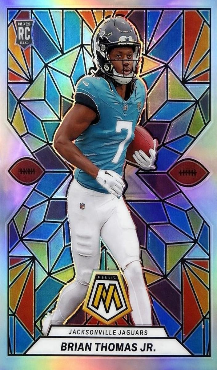 2024 Panini Mosaic Stained Glass Brian Thomas Jr. #SG-14 card