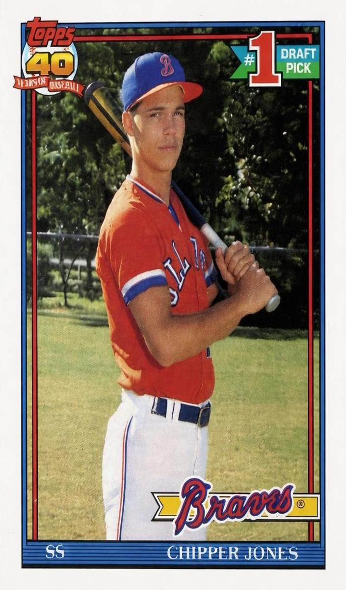 1991 Chipper Jones [Tiffany] #333