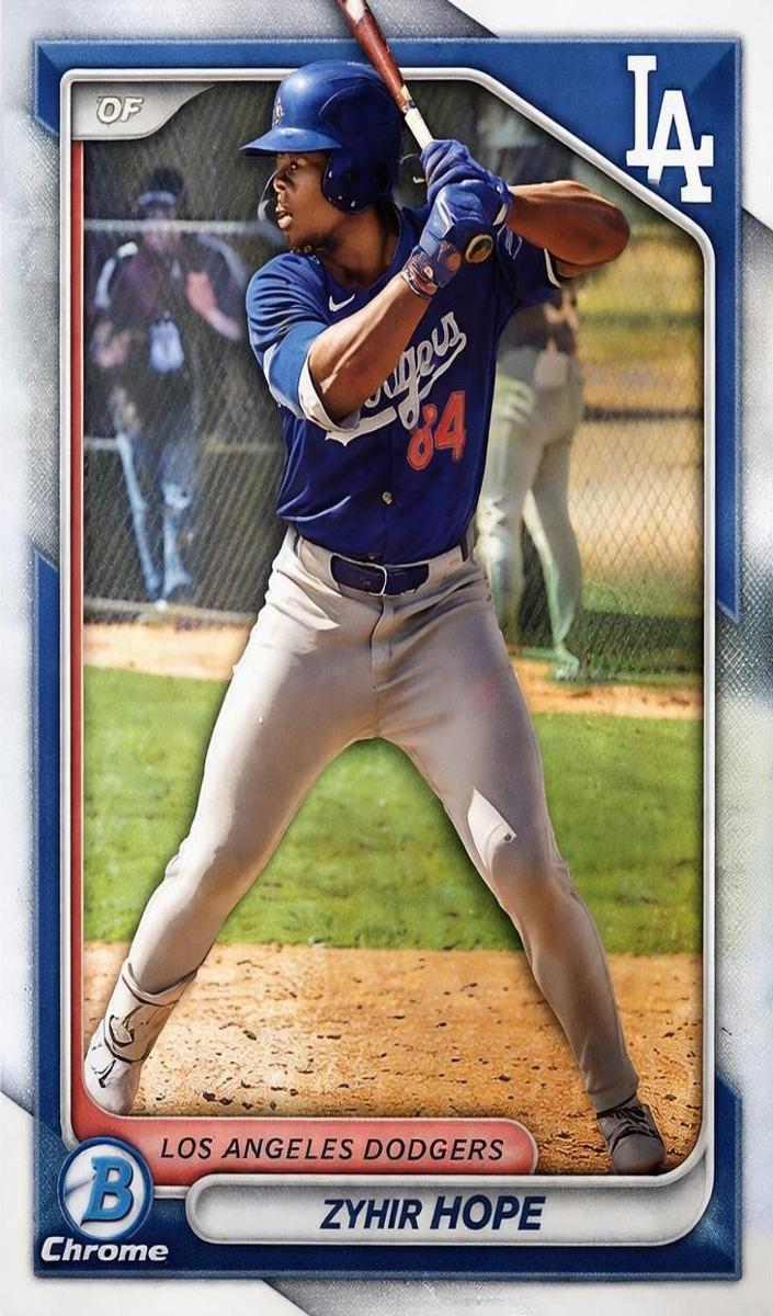 Zyhir Hope 2024 Bowman Draft Chrome card