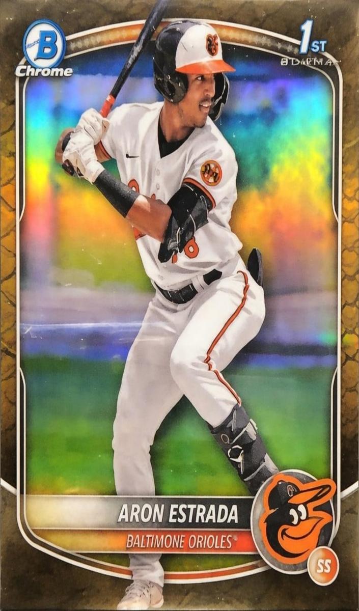 2025 Bowman Chrome Prospects Aron Estrada #BCP-33 card