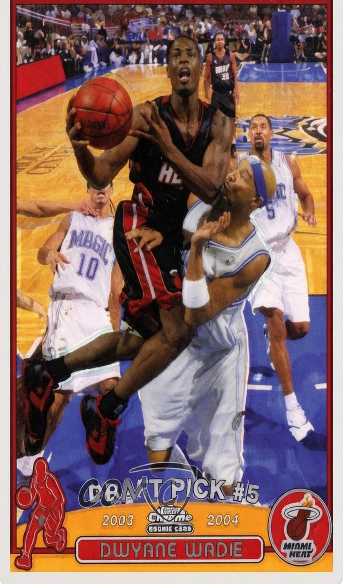 2003 Topps Topps Chrome Refractor #115 Dwyane Wade front