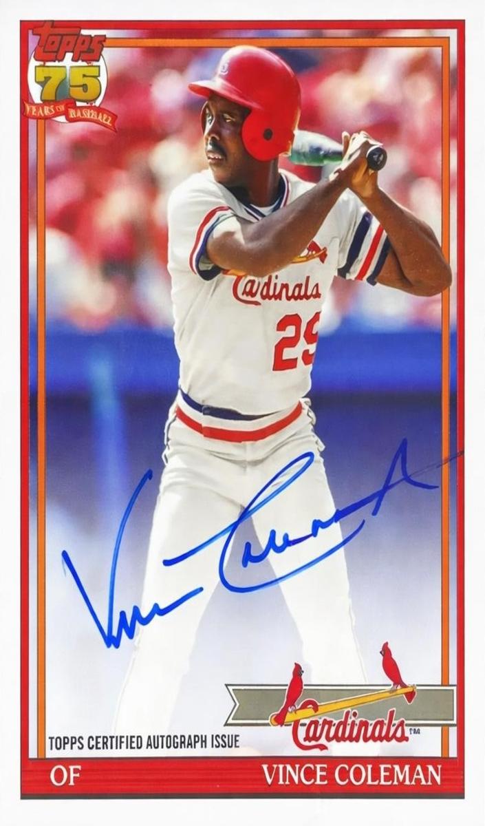 Vince Coleman 2026 Topps Baseball card
