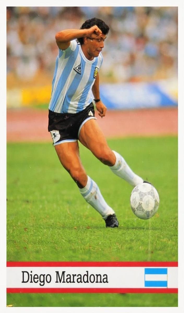 1993 Fax Pax World of Sport Diego Maradona #21 card