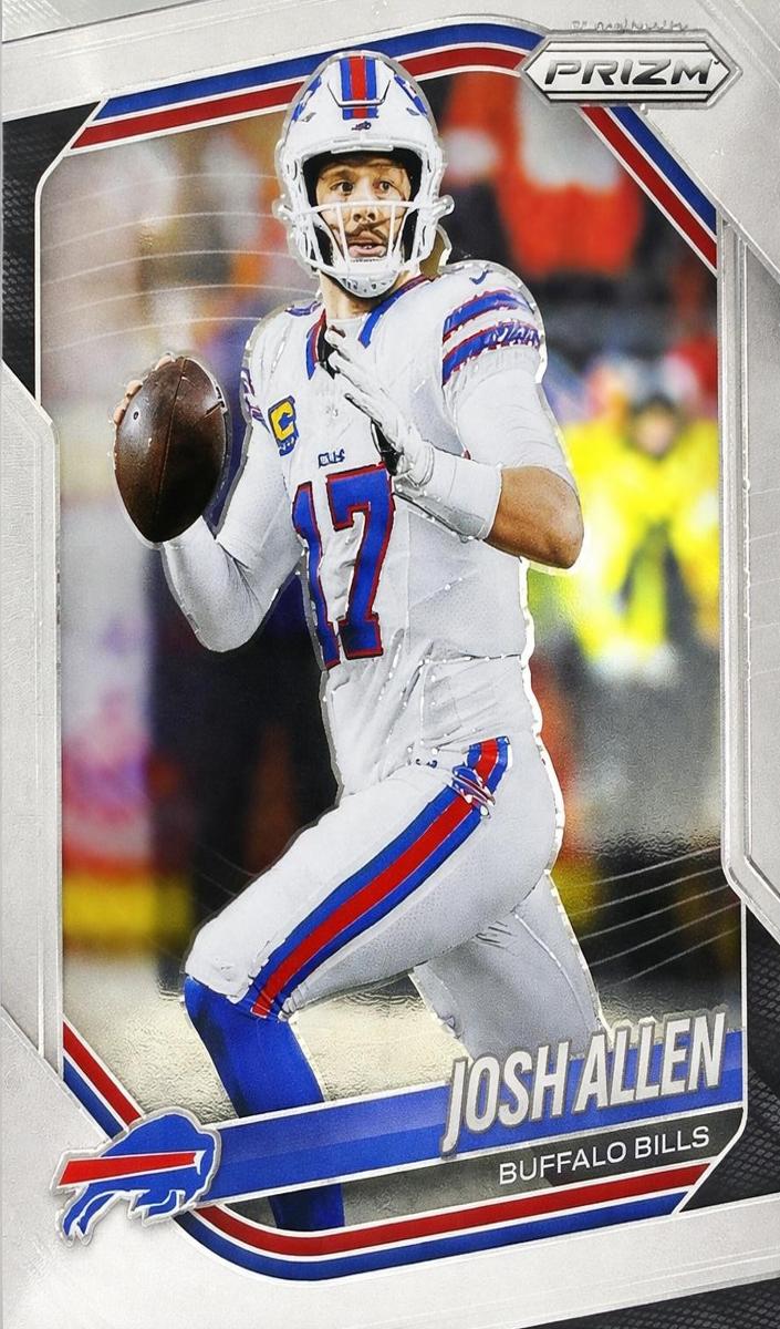 Josh Allen 2025 Prizm Football card